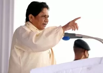 Mayawati sounds poll bugle, trains guns on BJP